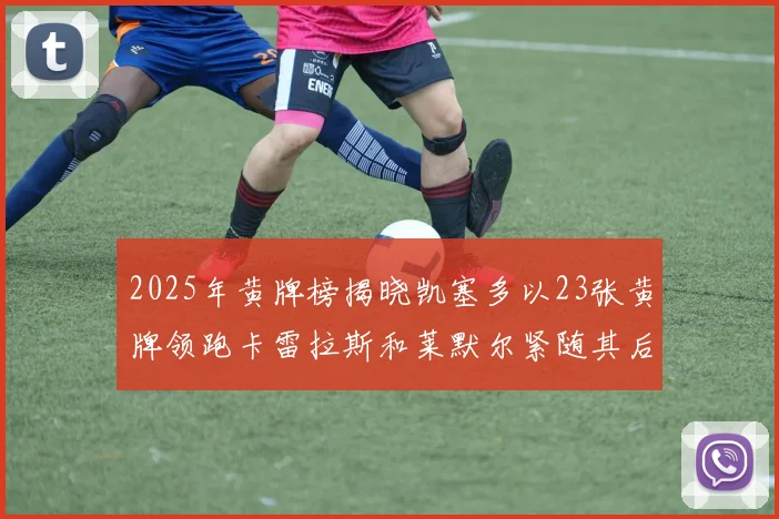 2025年黄牌榜揭晓凯塞多以23张黄牌领跑卡雷拉斯和莱默尔紧随其后
